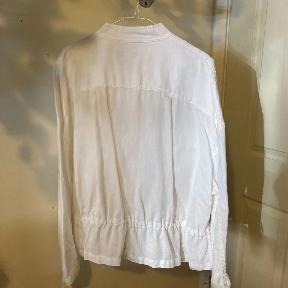 SOLD (xchange )100% LINEN JACKET - Picture 8 of 16